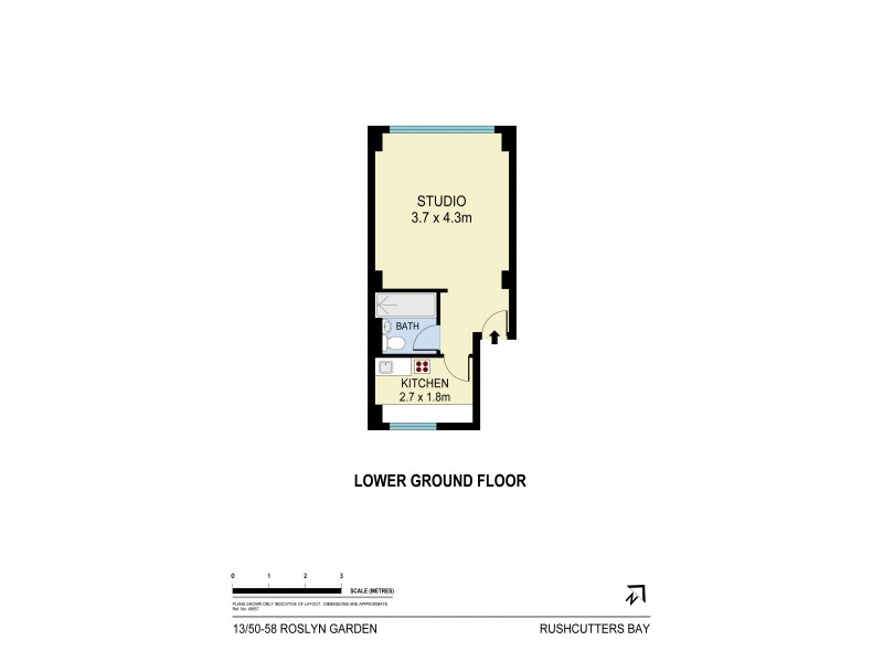 13/50-58 Roslyn Gardens, Rushcutters Bay NSW 2011 Floorplan