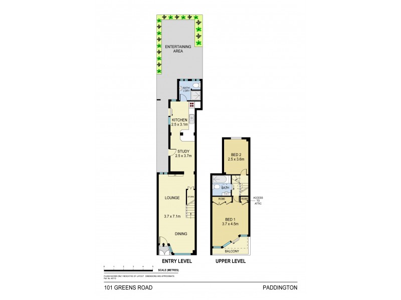 101 Greens Road, Paddington NSW 2021 Floorplan