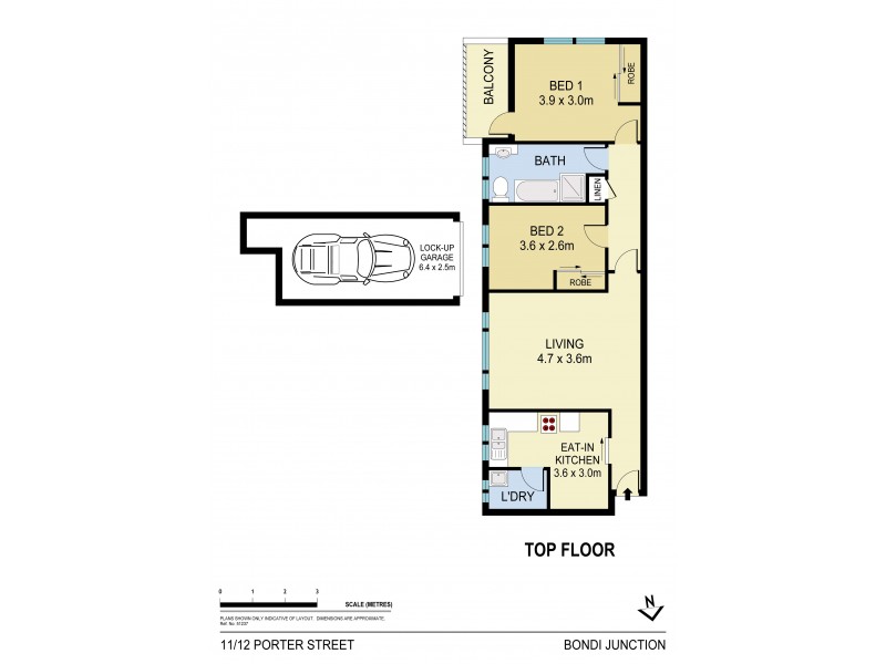 11/12 Porter Street, Bondi Junction NSW 2022 Floorplan