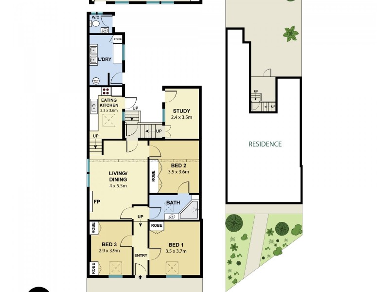1 Donald Place, Bondi Junction NSW 2022 Floorplan