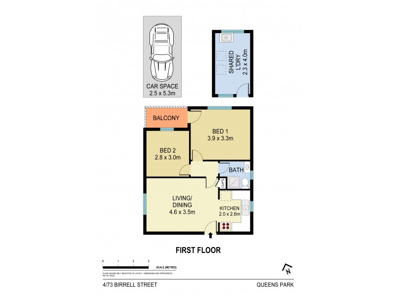 4/73 Birrell Street, Queens Park NSW 2022 Floorplan