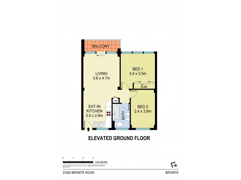 2/428 Bronte Road, Bronte NSW 2024 Floorplan