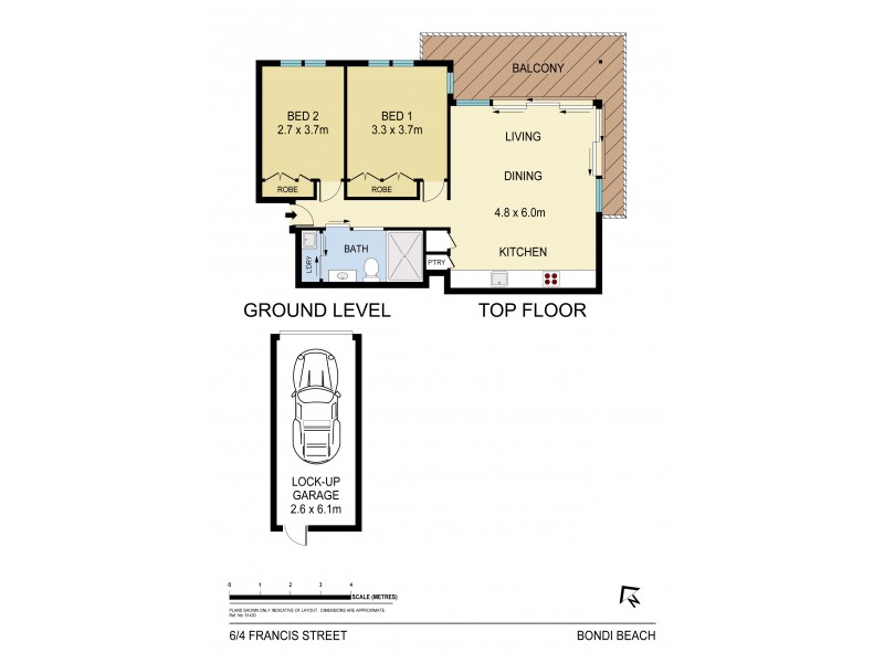 6/4 Francis Street, Bondi Beach NSW 2026 Floorplan
