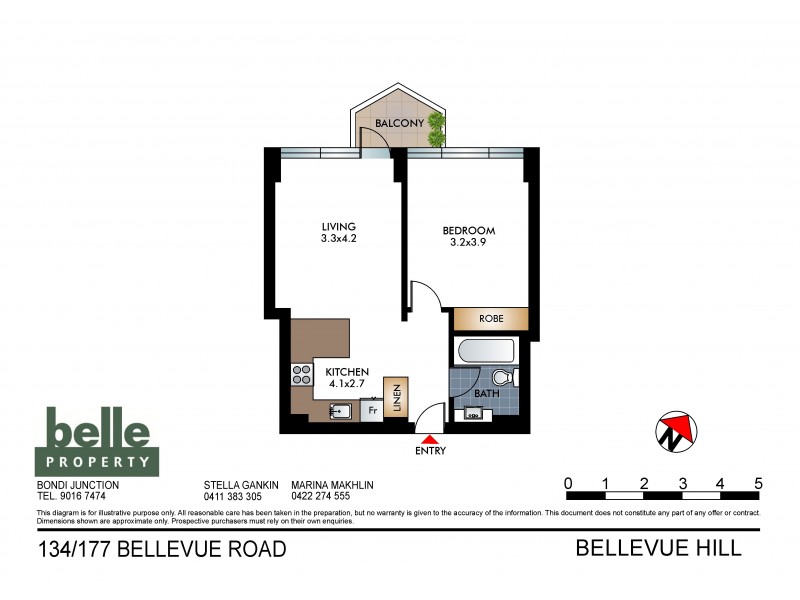 134/177 Bellevue Road, Bellevue Hill NSW 2023 Floorplan