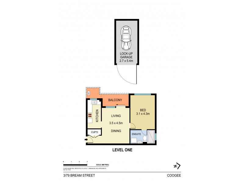 3/79 Bream Street, Coogee NSW 2034 Floorplan