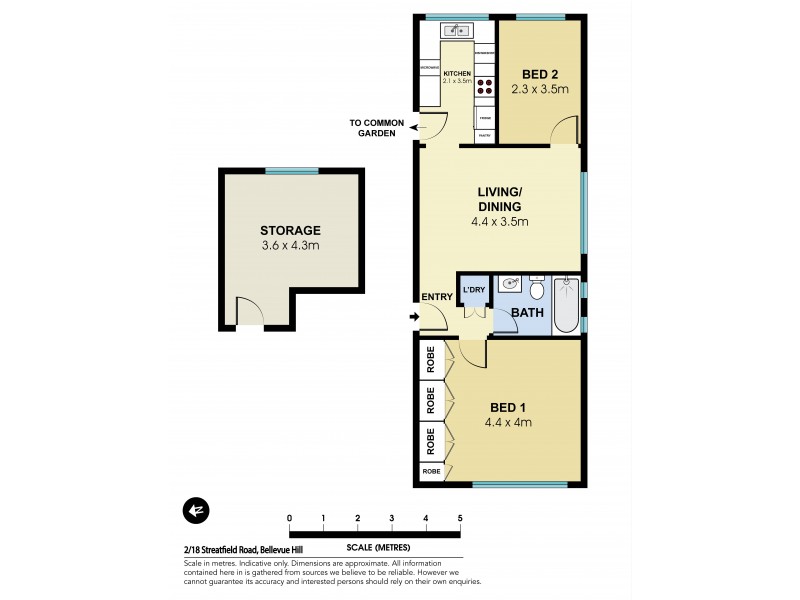 2/18 Streatfield Road, Bellevue Hill NSW 2023 Floorplan