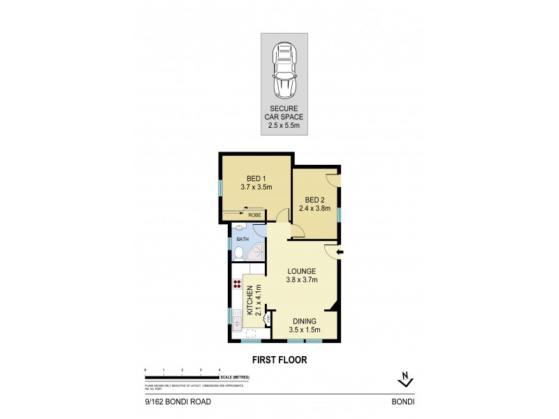 9/162 Bondi Road, Bondi NSW 2026 Floorplan