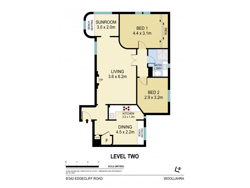 8/342 Edgecliff Road, Woollahra NSW 2025 Floorplan