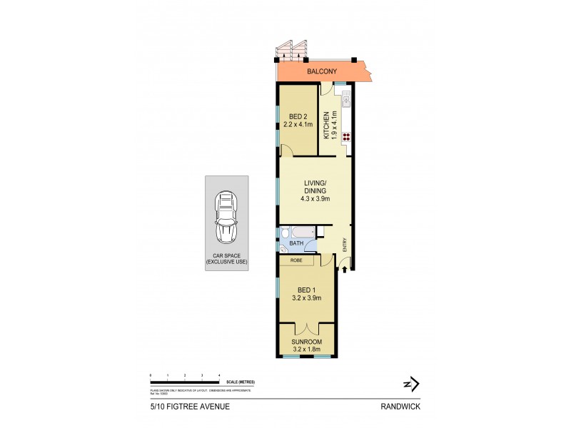 5/10 Figtree Avenue, Randwick NSW 2031 Floorplan