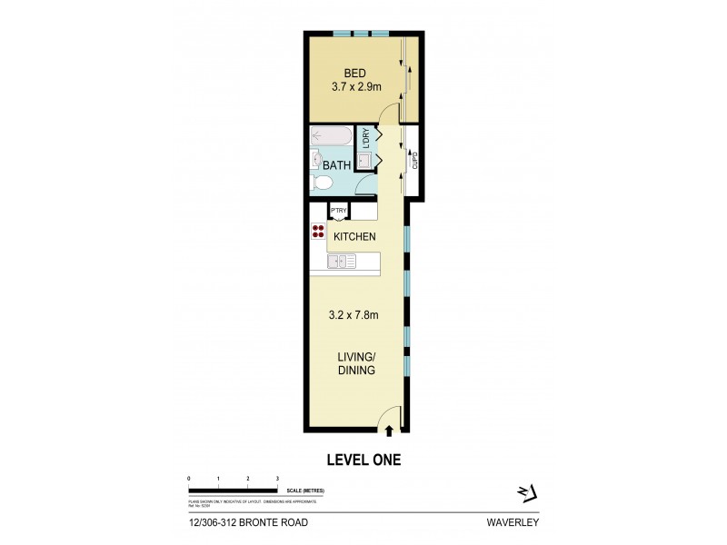 12/306-312 Bronte Road, Waverley NSW 2024 Floorplan