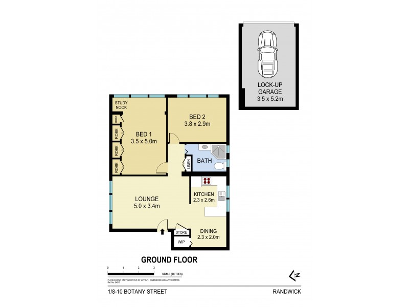 1/8 Botany Street, Randwick NSW 2031 Floorplan