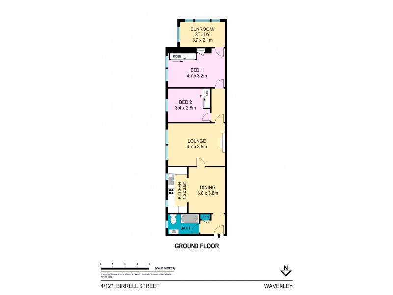 4/127 Birrell Street, Waverley NSW 2024 Floorplan