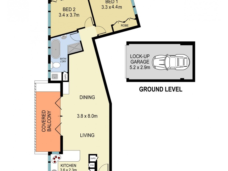 6/22 Military Road, North Bondi NSW 2026 Floorplan