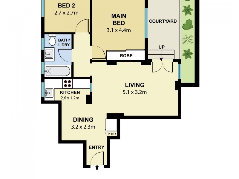 2/96 Wallis Street, Woollahra NSW 2025 Floorplan