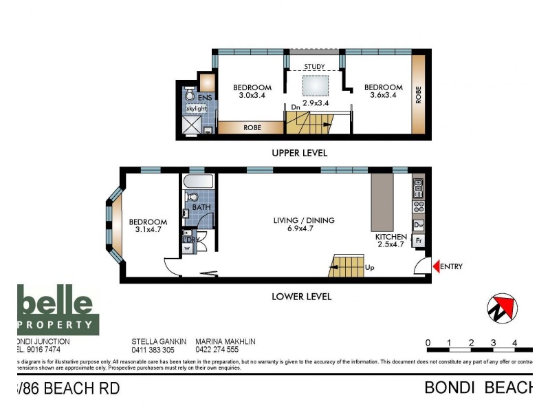 8/86 Beach Road, Bondi Beach NSW 2026 Floorplan