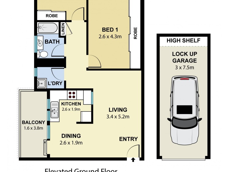1/25 Pine Street, Randwick NSW 2031 Floorplan