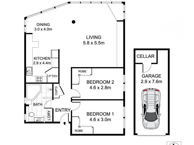3/10 Ocean Street, Clovelly NSW 2031 Floorplan