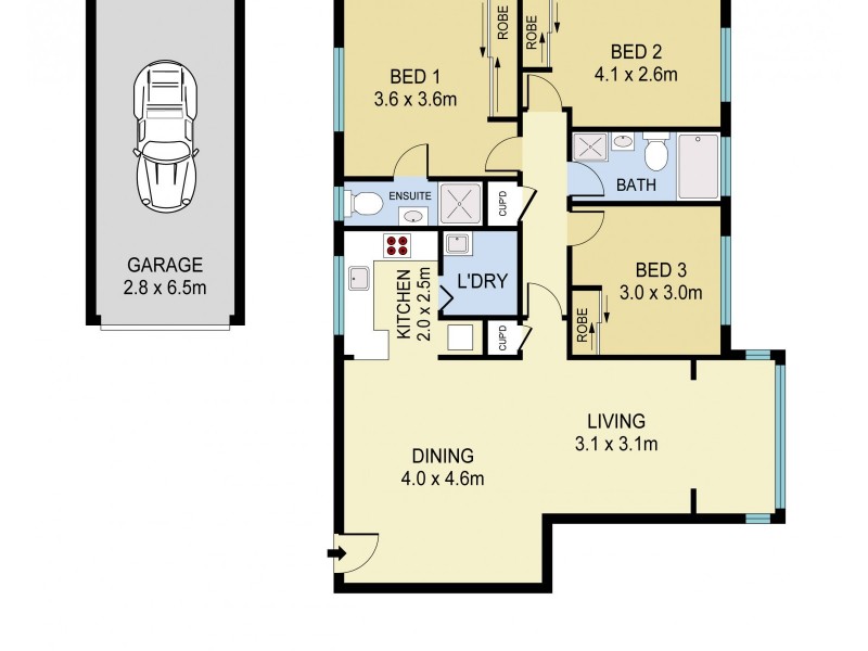 7/2 Melrose Parade, Clovelly NSW 2031 Floorplan