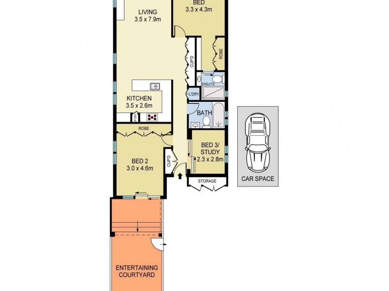 2/18 Cliffbrook Parade, Clovelly NSW 2031 Floorplan