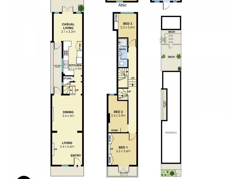64 Mill Hill Road, Bondi Junction NSW 2022 Floorplan