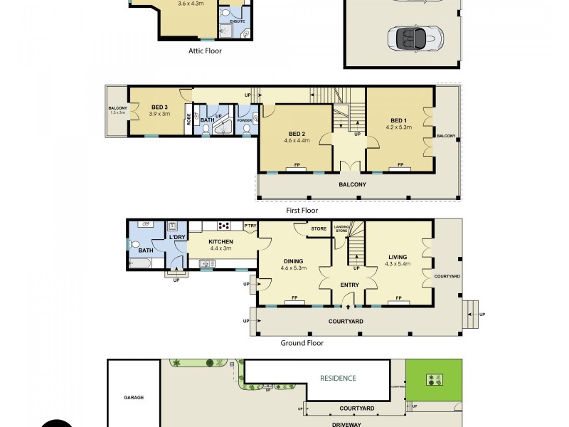 14 Porter Street, Bondi Junction NSW 2022 Floorplan