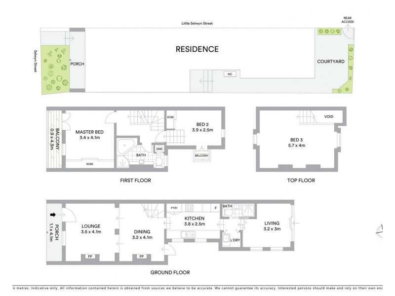 Nineteen Selwyn Street, Paddington NSW 2021 Floorplan