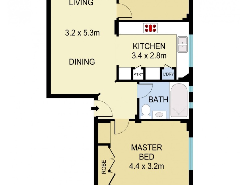 3/22 Bellevue Road, Bellevue Hill NSW 2023 Floorplan