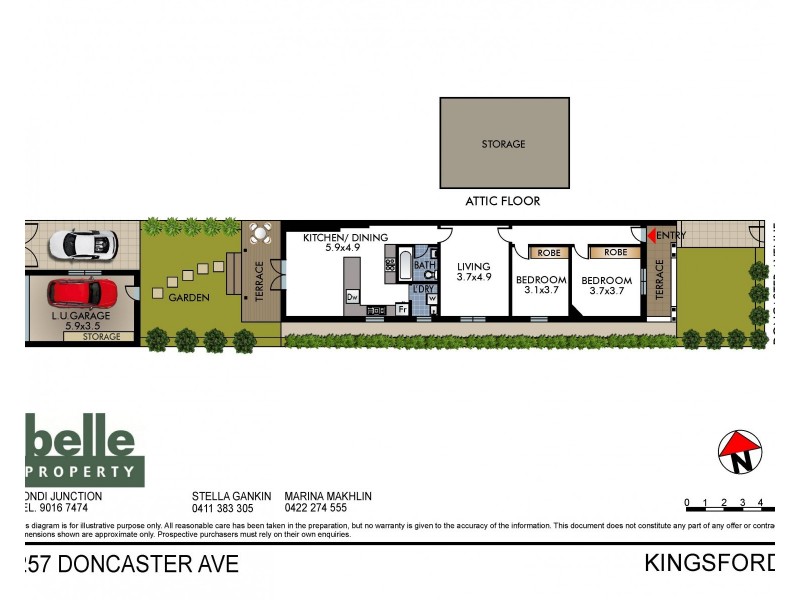 257 Doncaster Avenue, Kingsford NSW 2032 Floorplan