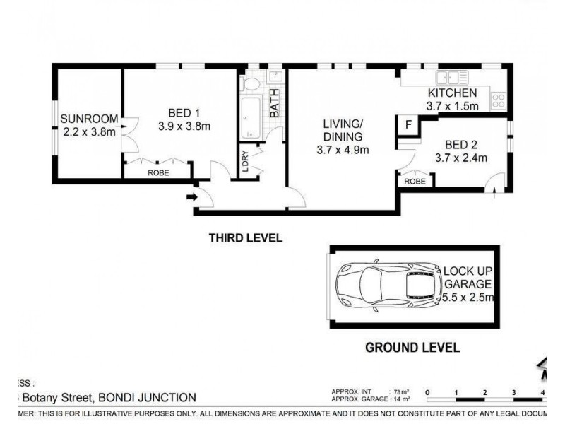 5/36 Botany Street, Bondi Junction NSW 2022 Floorplan