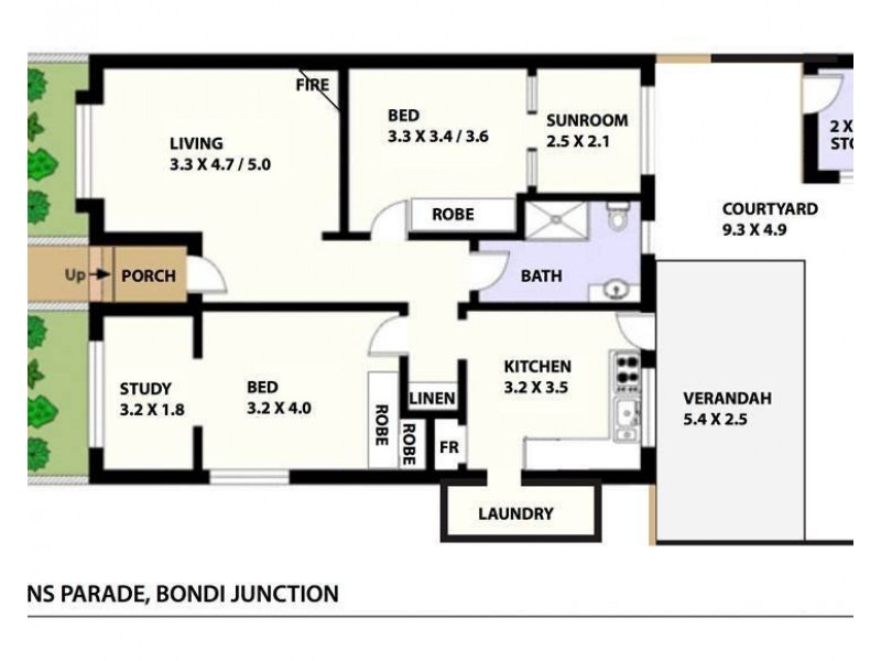 2/2 Allens Parade, Bondi Junction NSW 2022 Floorplan