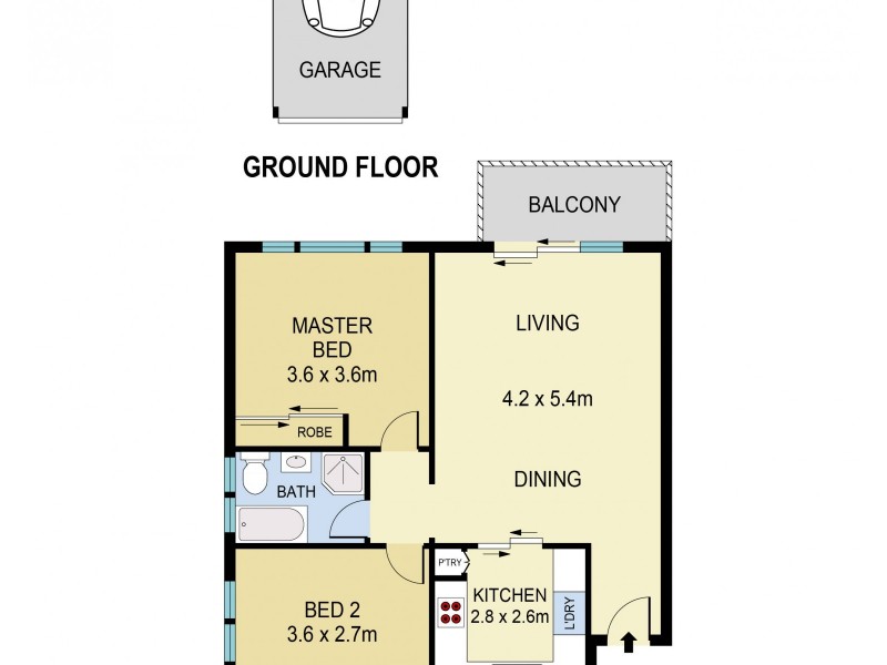 15/34a Fletcher Street, Bondi Beach NSW 2026 Floorplan