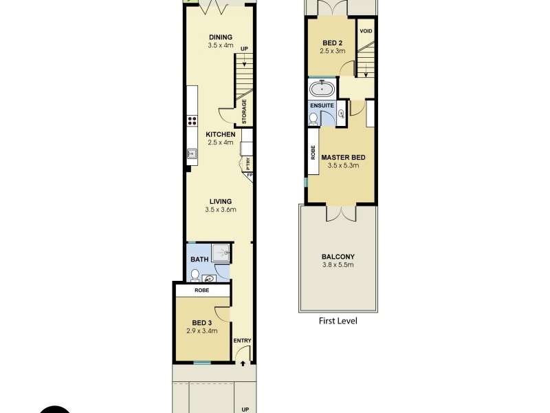 130 St James Road, Bondi Junction NSW 2022 Floorplan