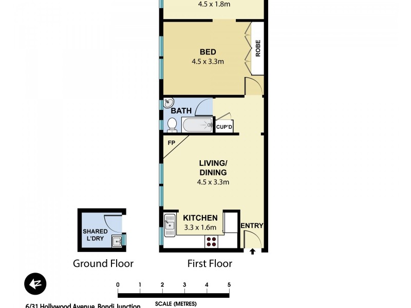 6/31 Hollywood Avenue, Bondi Junction NSW 2022 Floorplan