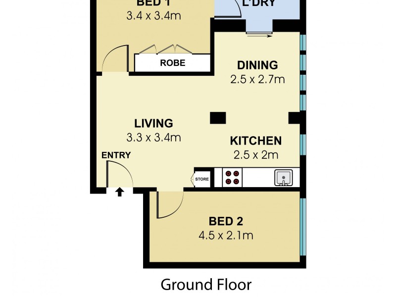 29/10 Clapton Place, Darlinghurst NSW 2010 Floorplan