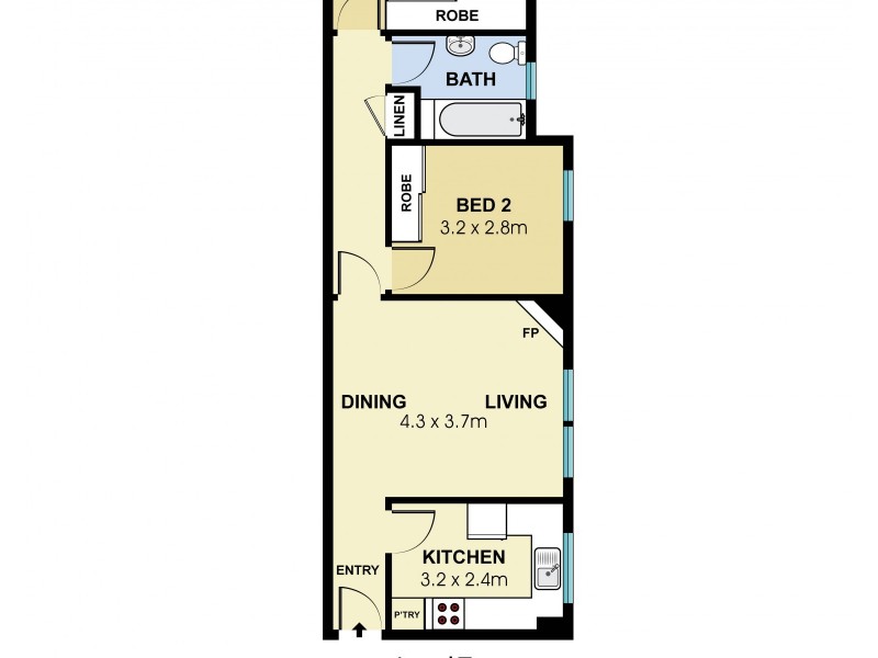 8/102 Curlewis Street, Bondi Beach NSW 2026 Floorplan