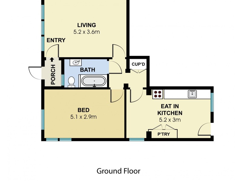1/102 Mount Street, Coogee NSW 2034 Floorplan
