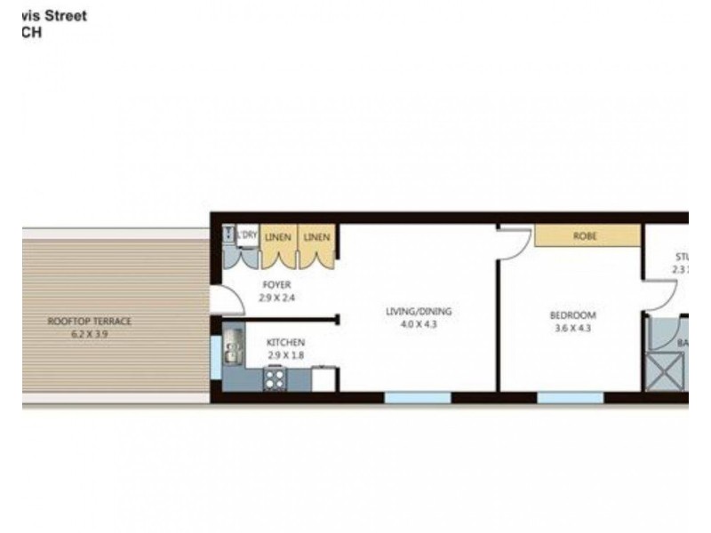 16/96 Curlewis Street, Bondi Beach NSW 2026 Floorplan