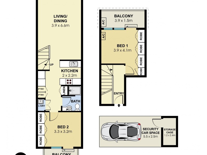 23/173 Bronte Road, Queens Park NSW 2022 Floorplan