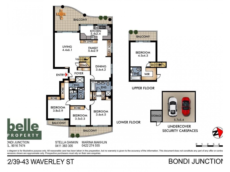 22/39-43 Waverley Street, Bondi Junction NSW 2022 Floorplan