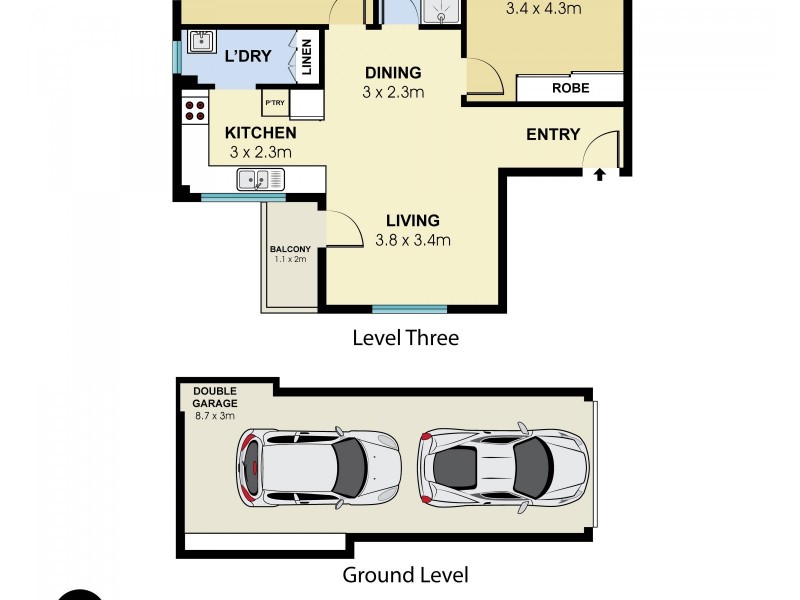 9/38 St Marks Road, Randwick NSW 2031 Floorplan