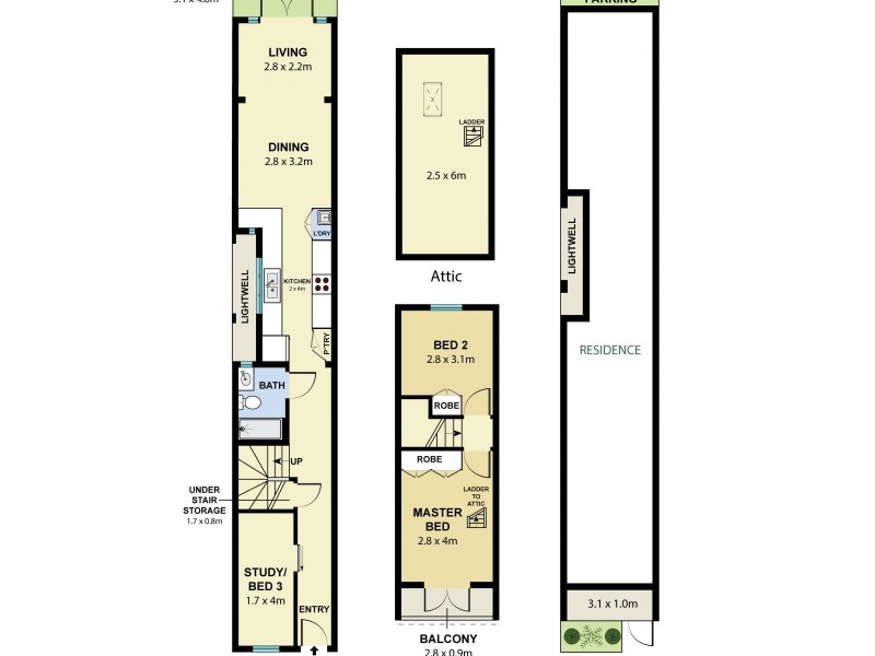 58 Denison Street, Bondi Junction NSW 2022 Floorplan