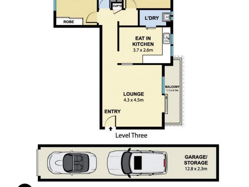 12/15B Bridge End, Wollstonecraft NSW 2065 Floorplan