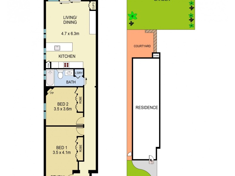 3/119 Curlewis Street, Bondi Beach NSW 2026 Floorplan
