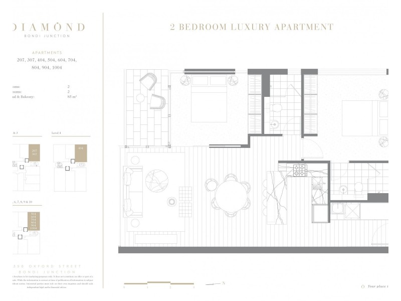 207/350 Oxford Street, Bondi Junction NSW 2022 Floorplan