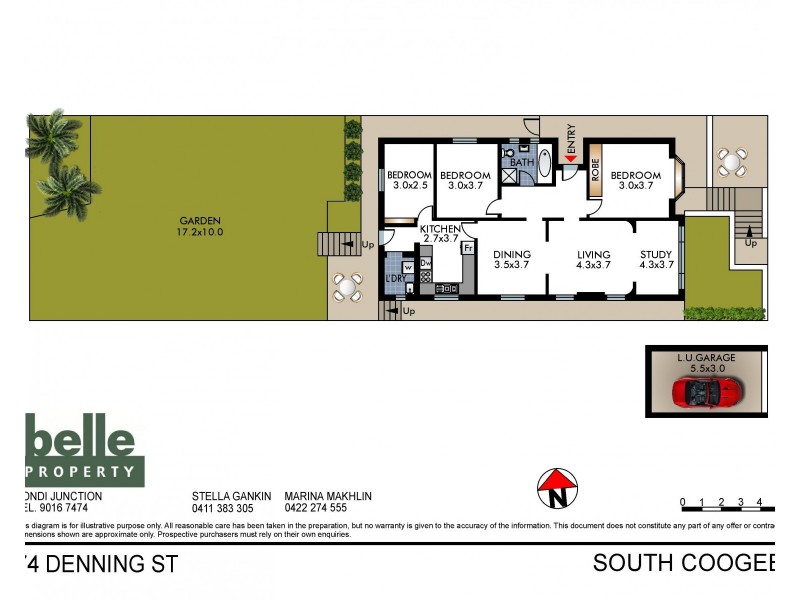 74 Denning Street, South Coogee NSW 2034 Floorplan