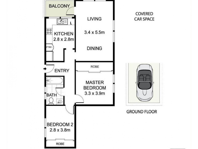 5/159 Old South Head Road, Bondi Junction NSW 2022 Floorplan