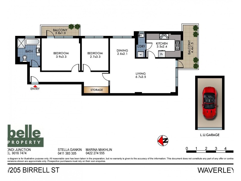 5/205 Birrell Street, Waverley NSW 2024 Floorplan