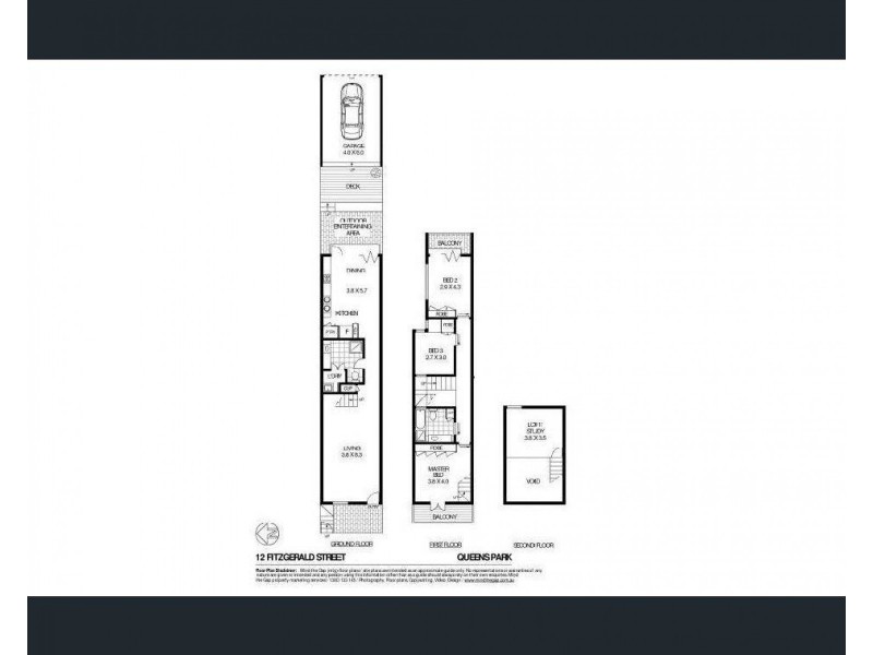 12 Fitzgerald Street, Queens Park NSW 2022 Floorplan