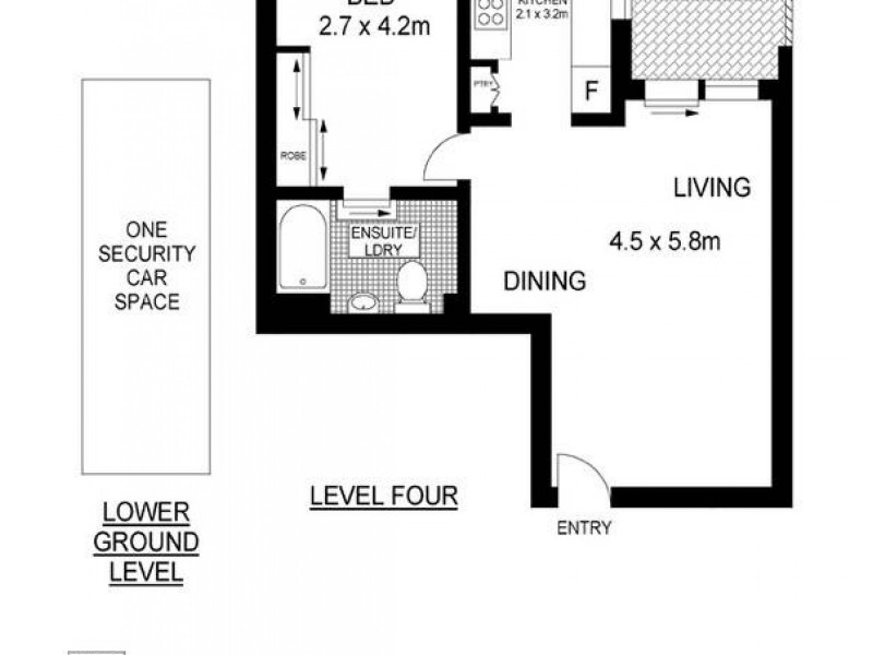 45/1-3 Dalley Street, Bondi Junction NSW 2022 Floorplan