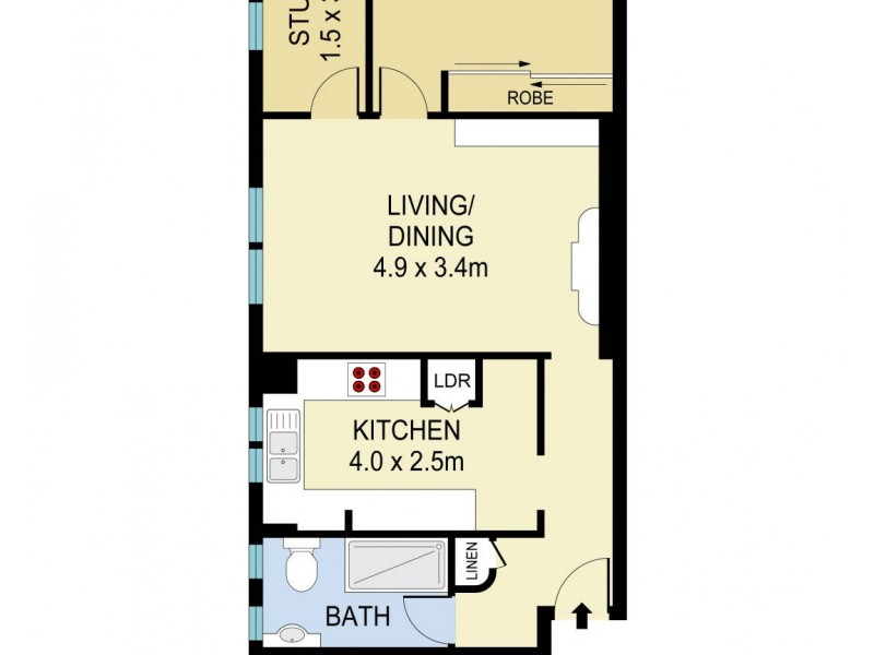 1/123 Old South Head Road, Bondi Junction NSW 2022 Floorplan